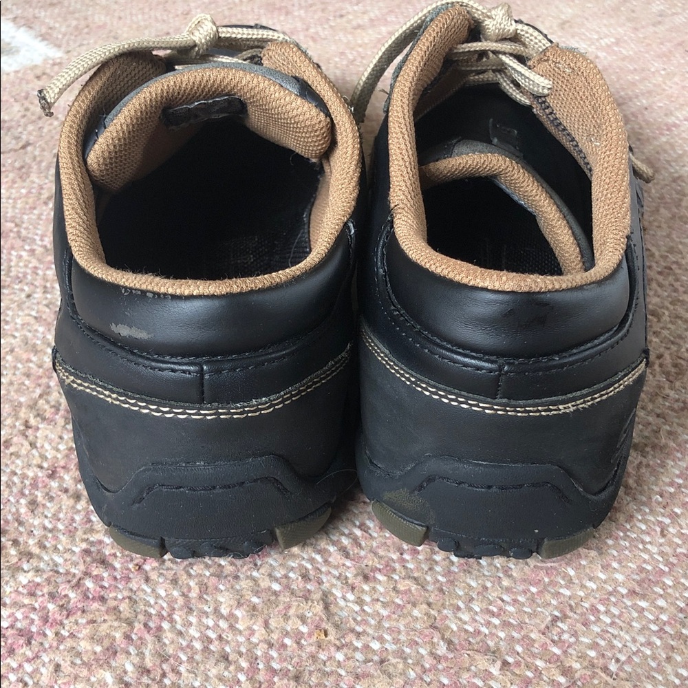 Skechers Men’s Diameter Vassell Brown and Black Leather Casual Sneakers size 9 - Picture 6 of 10
